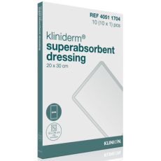Kliniderm Superabsorbent Dressing 20cm x 30cm 10s (4051-1704)
