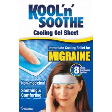 Kool 'n' Soothe Migraine Soft Gel Sheets 4s