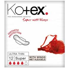 Kotex Ultra Thin Super with Wings 12s