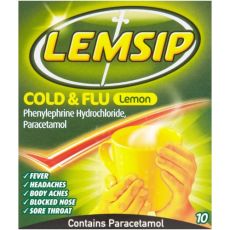Lemsip Cold & Flu Lemon 10s