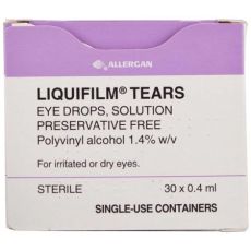 Liquifilm Tears Preservative Free Eye Drops 30x0.4ml