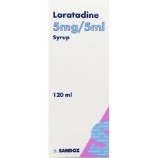 Loratadine 5mg/5ml Syrup 120ml