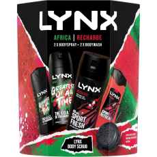 Lynx Recharge & Africa Bumper Gift Set