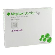 Mepilex Border AG Dressing 10cm x 12.5cm 5s