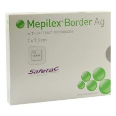 Mepilex Border AG Dressing 7cm x 7.5cm 5s