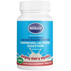 Milkaid Lactase Enzyme Tablets (All Sizes)
