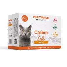 Calibra Life Adult Cat Food Pouches - Multi-Pack (Grain-Free)