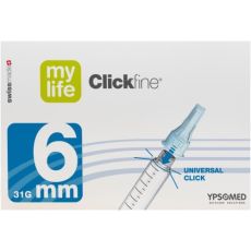 mylife Clickfine 6mm Pen Needles 100s