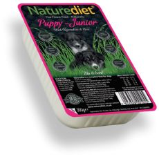 Naturediet Puppy/Junior Dog Food 18x390g