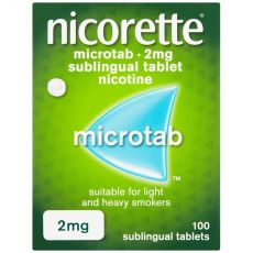 Nicorette 2mg Original Microtab Sublingual Tablets 100s