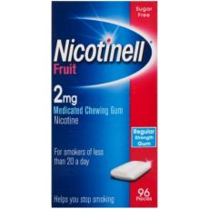 Nicotinell Fruit 2mg Medicated Chewing Gum 96s