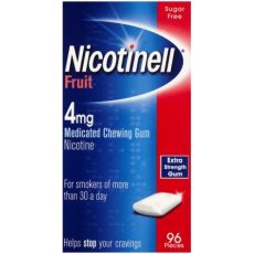 Nicotinell Fruit 4mg Medicated Chewing Gum 96s