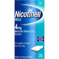 Nicotinell Mint 4mg Medicated Chewing Gum 96s