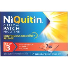 NiQuitin CQ Clear 7mg Patches (Step 3) - 7 Patches