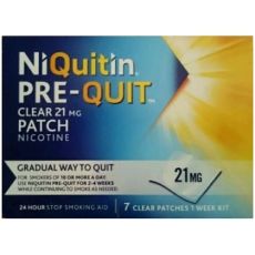 NiQuitin Pre-Quit Clear 21mg Patches - 7 Day
