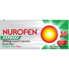 Nurofen Express 200mg Liquid Capsules 10s