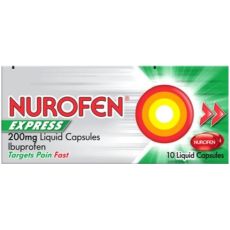 Nurofen Express 200mg Liquid Capsules 10s