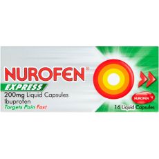 Nurofen Express 200mg Liquid Capsules 16s
