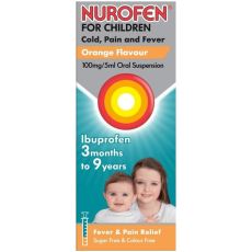 Nurofen for Children Cold, Pain & Fever Orange Flavour 100ml
