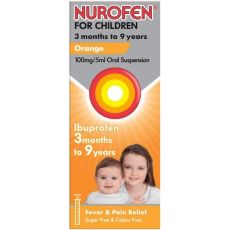 Nurofen for Children Orange Flavour Oral Suspension 100ml