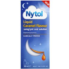 Nytol Liquid Caramel Flavour 10mg/5ml Oral Solution 300ml