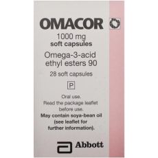 Omacor 1000mg Soft Capsules 28s