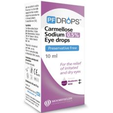 PF Drops Carmellose Sodium 0.5% Preservative Free Eye Drops 10ml