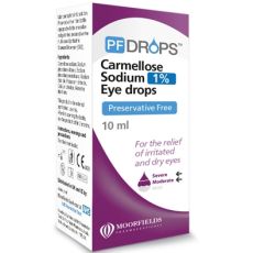 PF Drops Carmellose Sodium 1% Preservative Free Eye Drops 10ml