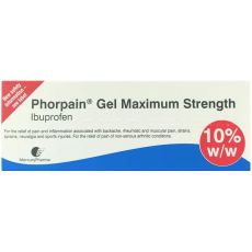 Phorpain Maximum Strength 10% Ibuprofen Gel (30g or 50g)