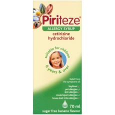 Piriteze Allergy Syrup 70ml