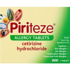 Piriteze Allergy Tablets (All Sizes)