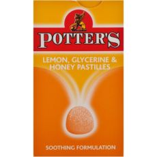 Potter's Lemon, Glycerine & Honey Pastilles 45g