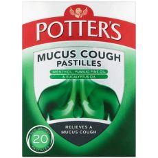 Potter's Mucus Cough Pastilles 20s