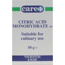 Care Citric Acid Monohydrate 50g