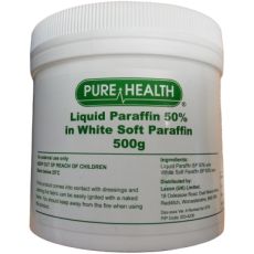 Liquid Paraffin 50% in White Soft Paraffin 500g