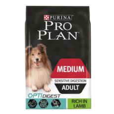 Pro Plan Dog Medium Adult Sensitive Digestion with Optidigest (Lamb)
