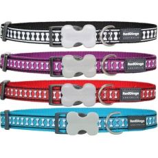 Red Dingo Reflective Dog Collar - Small Dog