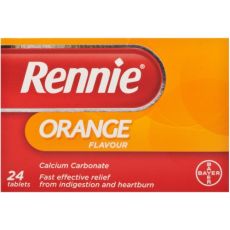 Rennie Orange Flavour Tablets (All Sizes)