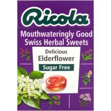 Ricola Elderflower Swiss Herb Drops Sugar Free 45g x 20