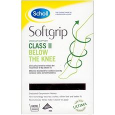 Scholl Softgrip Class II Below the Knee Closed Toe Compression Hosiery