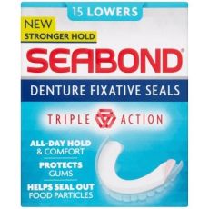 Seabond Lowers Denture Fixative Seals 15s