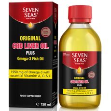 Seven Seas Original Cod Liver Oil Plus Omega-3 Fish Oil (All Sizes)