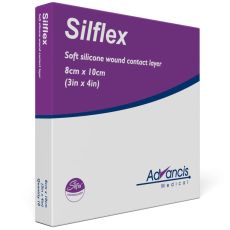 Silflex Silicone Dressing 8cm x 10cm 10s (CR3923) 