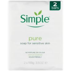 Simple Pure Soap 2x100g