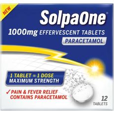 SolpaOne 1000mg Effervescent Tablets 12s