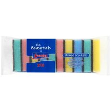 Spontex Essentials Sponge Scourers 10s