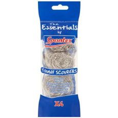 Spontex Essentials Tough Scourers 4s