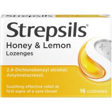 Strepsils Honey & Lemon 16s