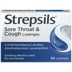Strepsils Sore Throat & Cough Lozenges 24s