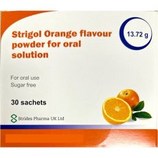 Strigol Orange Flavour Powder for Oral Solution Sachets 30s